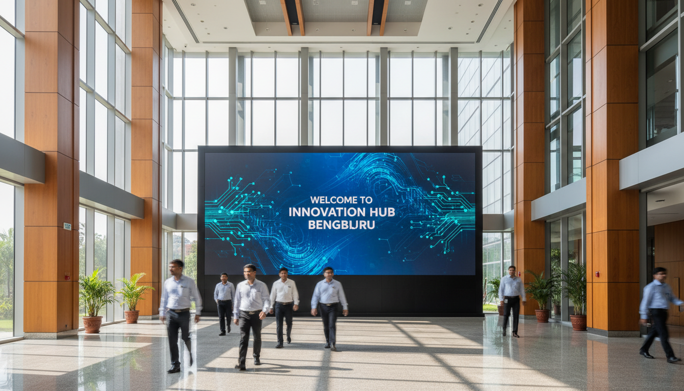 LED display solution for corporate industry
